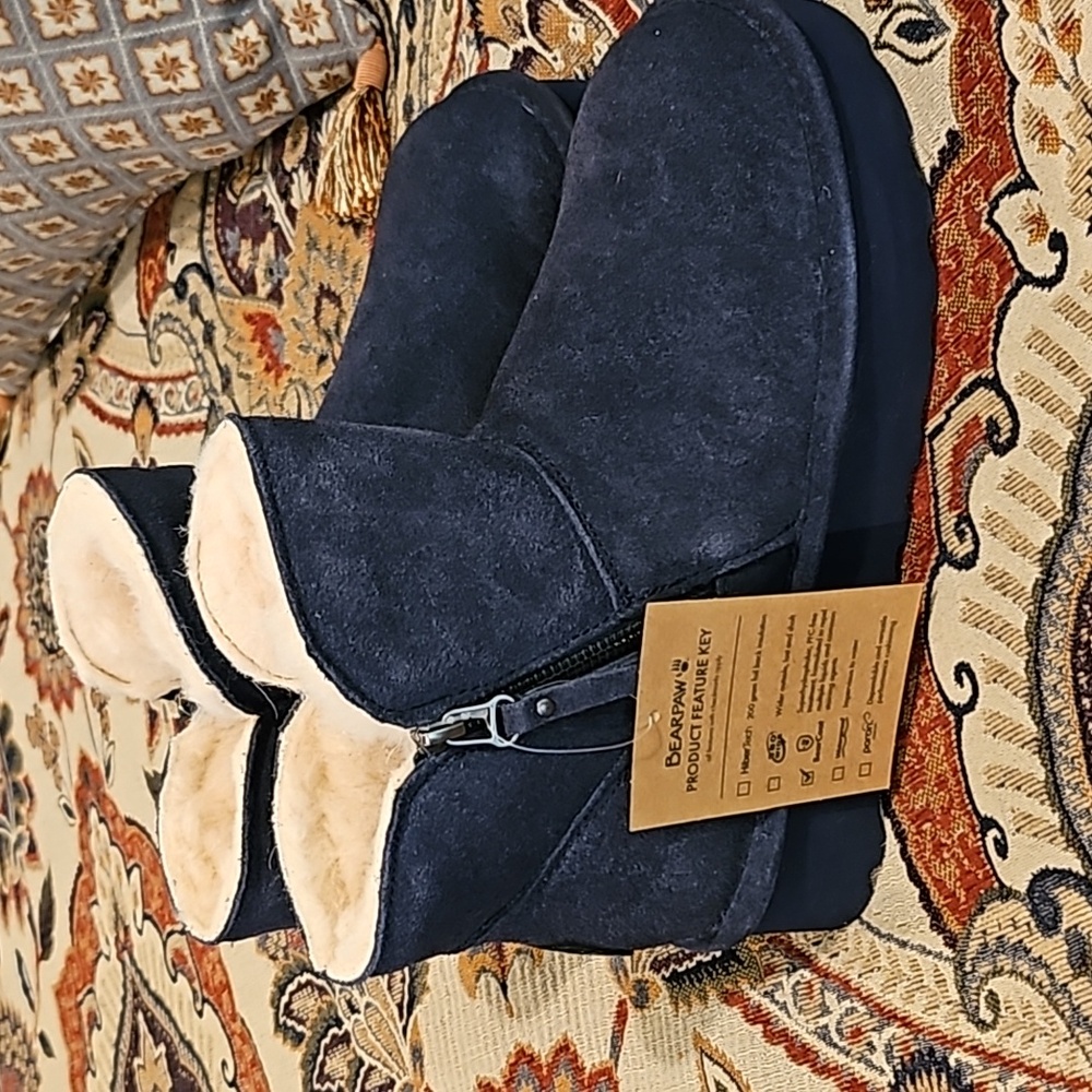 BEARPAW: RETRO MAREN: Cadet Navy OR Eggplant Sz 9 - BNIB! - Picture 7 of 14
